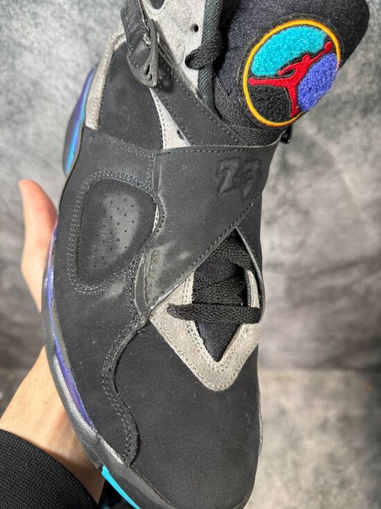 Size 11.5 | Jordan 8 Aqua With Box | Pre-Owned main image 6